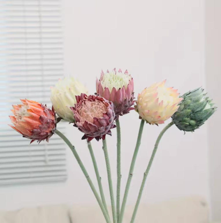 Konstgjorda Tistelblommor set