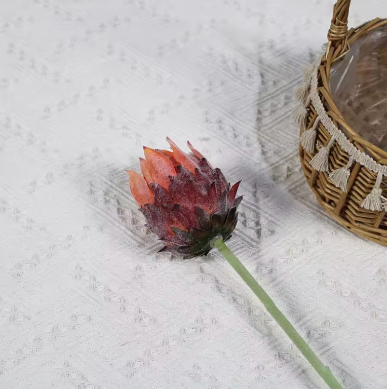 Konstgjorda Tistelblommor set