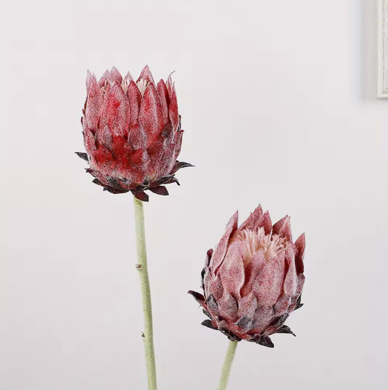 Konstgjorda Tistelblommor set