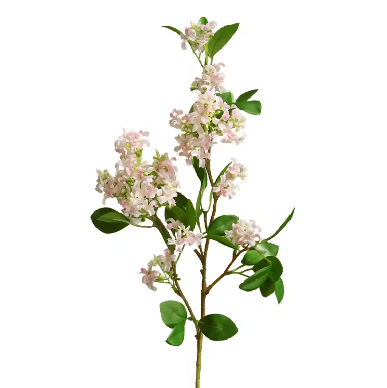 konstgjorda Snow Willow blommor 9st