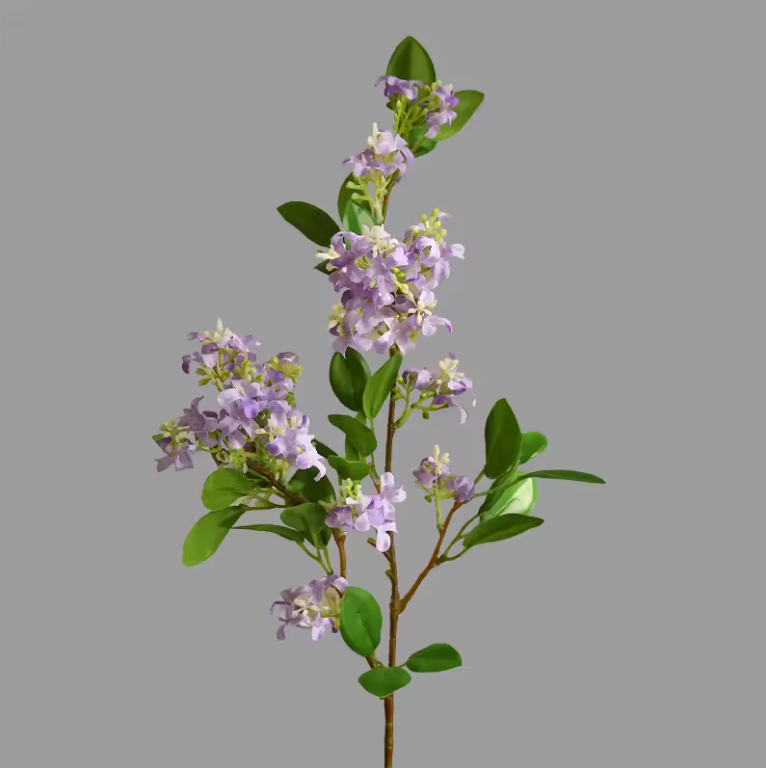 konstgjorda Snow Willow blommor 9st