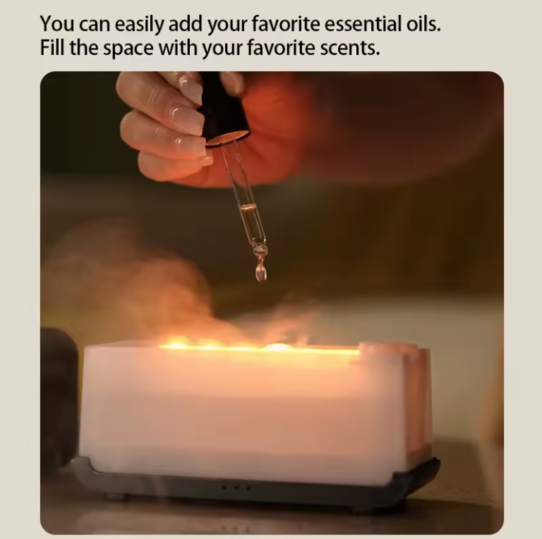 Aroma Diffuser med flamsimulering