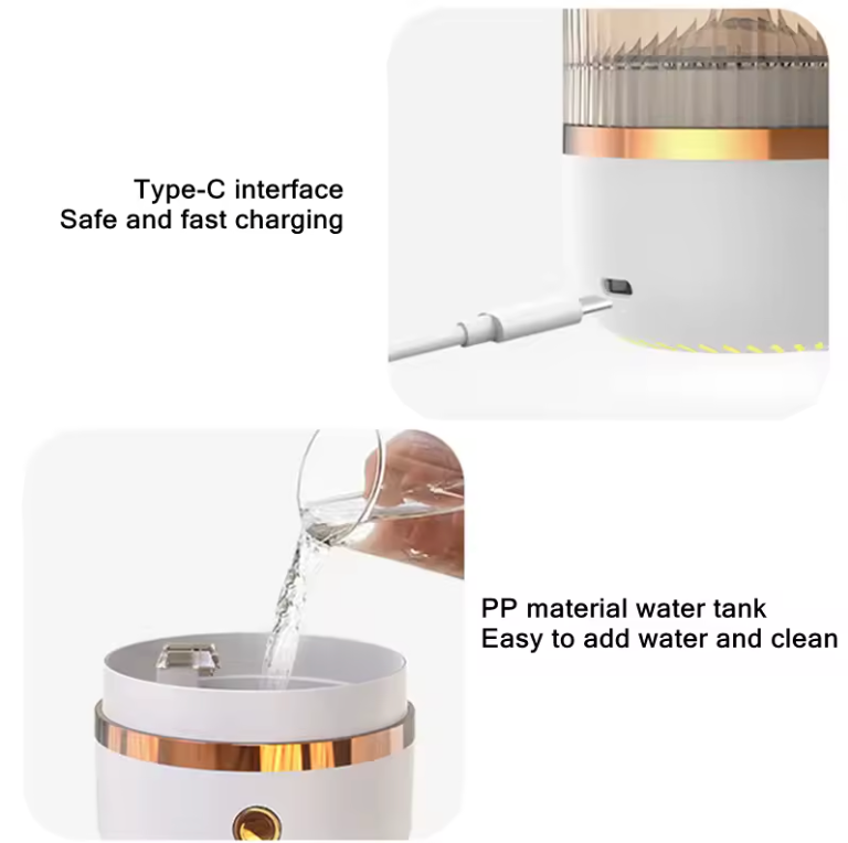 160ml Mini Ultraljuds-luftfuktare  Aroma Diffuser