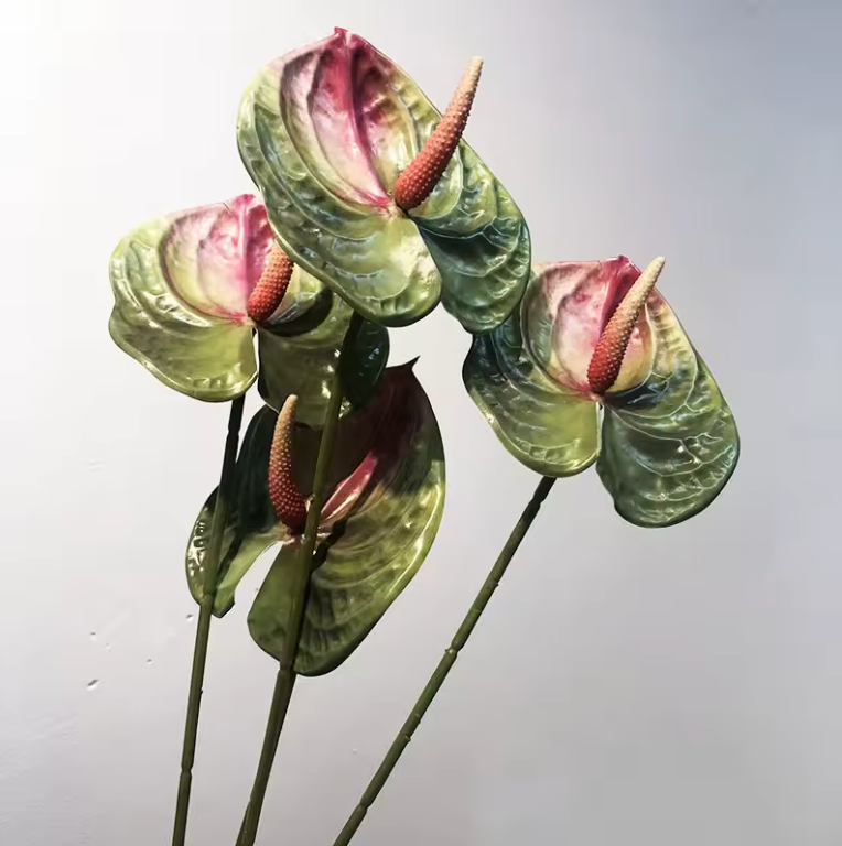 Konstgjorda Anthurium Blomma Goose Palm