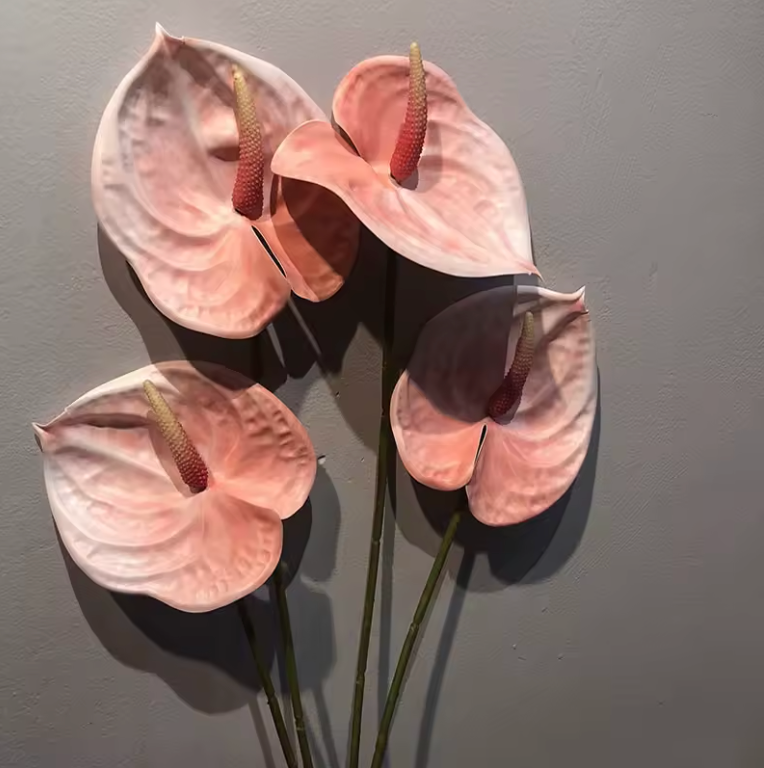 Konstgjorda Anthurium Blomma Goose Palm