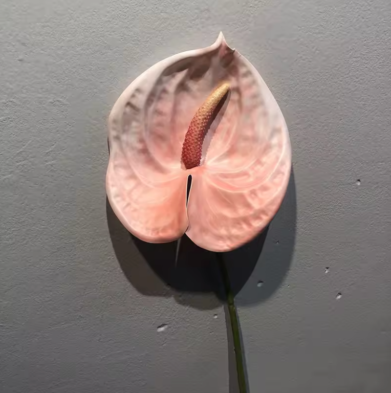Konstgjorda Anthurium Blomma Goose Palm
