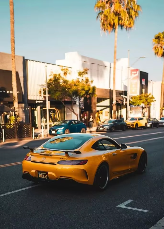 SPORT Canvastavla Bilmotiv Mercedes AMG GTR