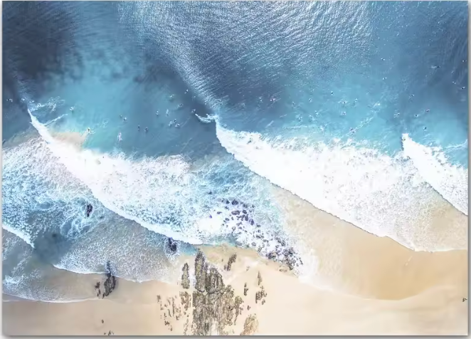 OCEANSIDE Canvastavla Havsmotiv Strand